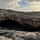 The hole is huge, and probably caused by heavy rainfall.